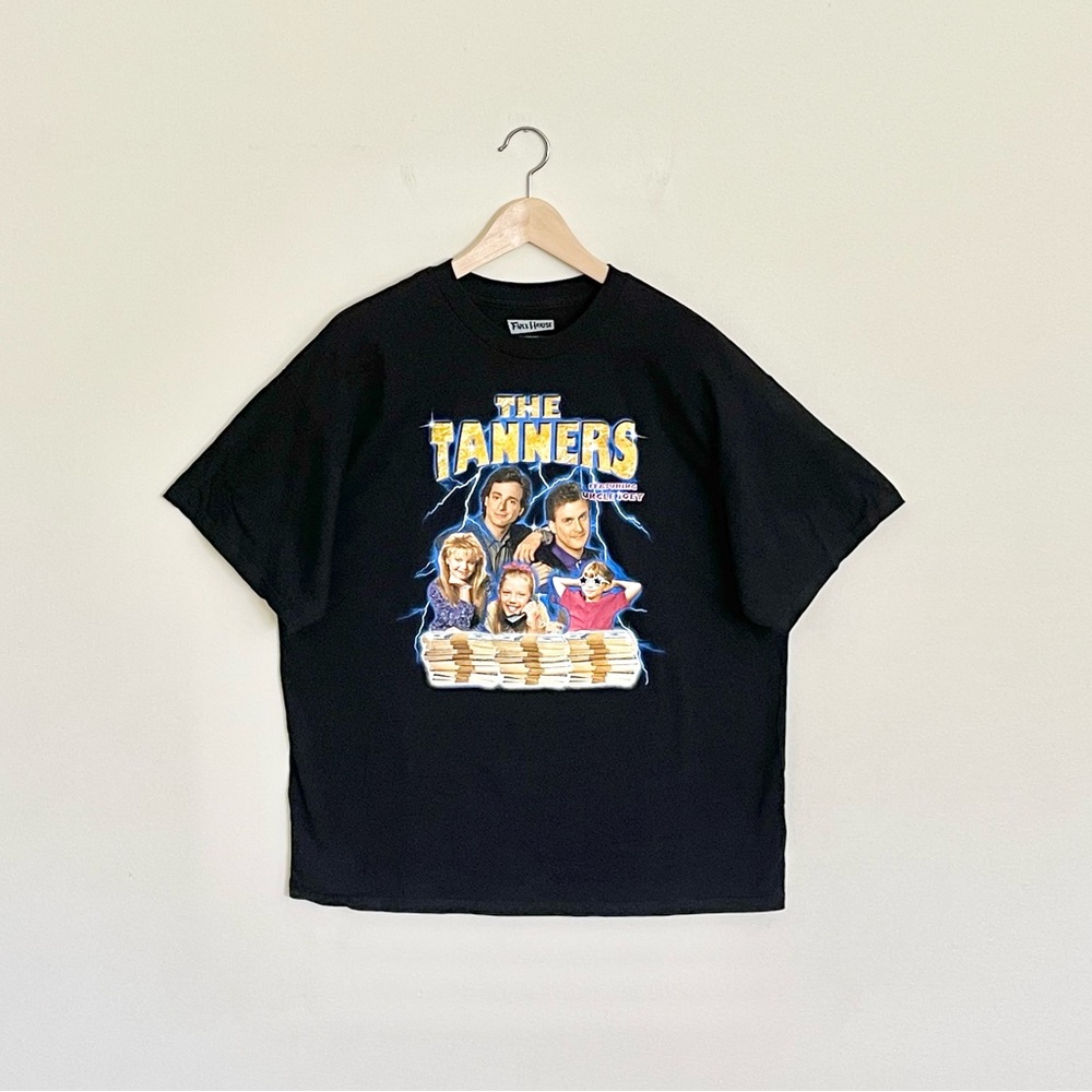 NEW Full House The Tanners Lightning Cash Stacks Graphic Black T Shirt Adult XL